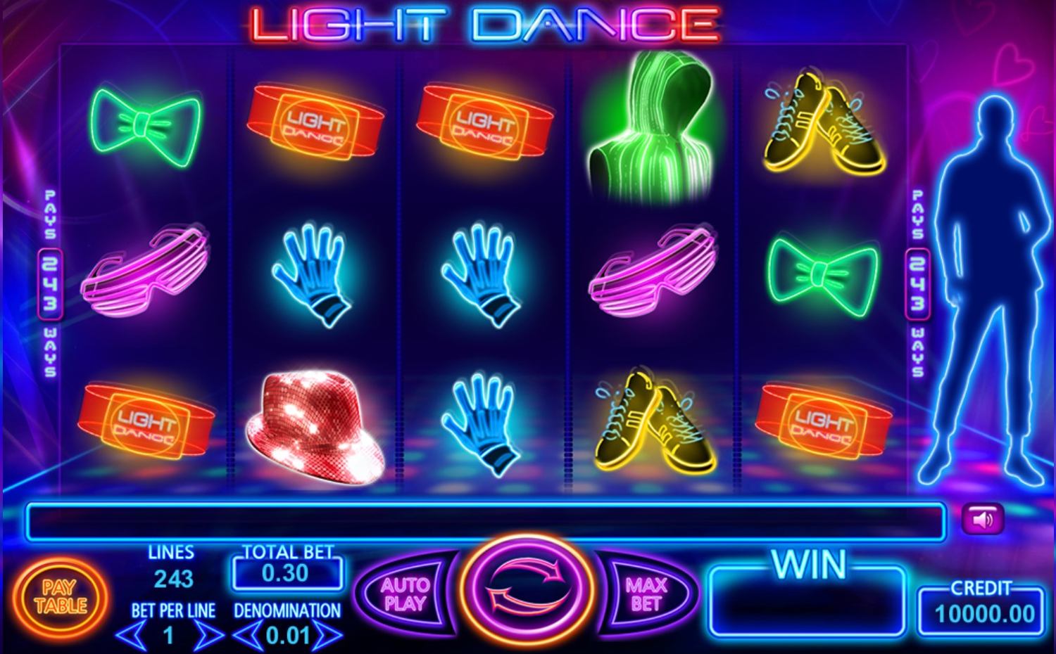 Light Dance Slot Gameplay