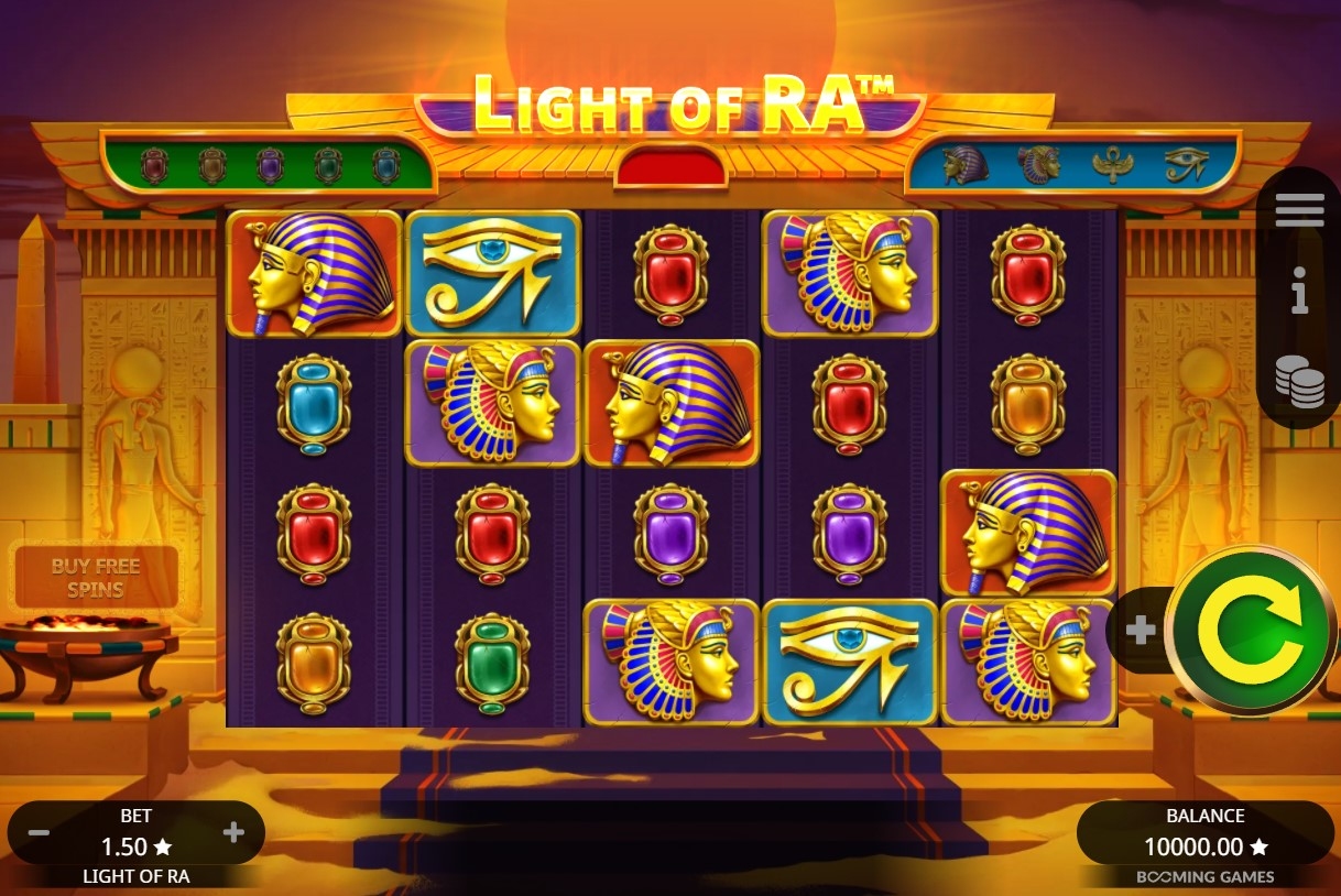 Light of Ra Slot Gameplay