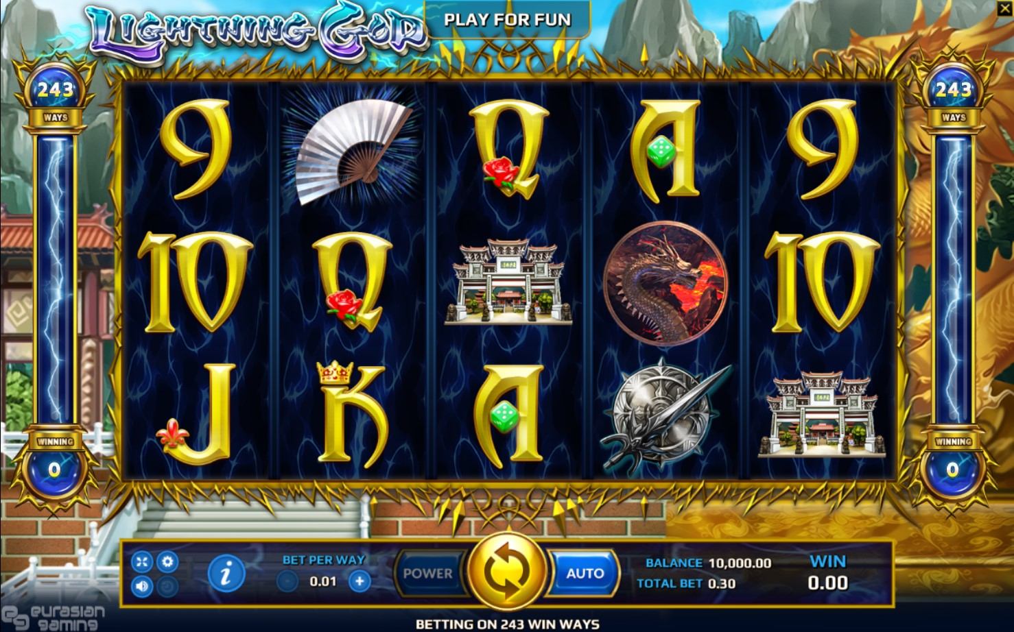 Lightning God Slot Gameplay