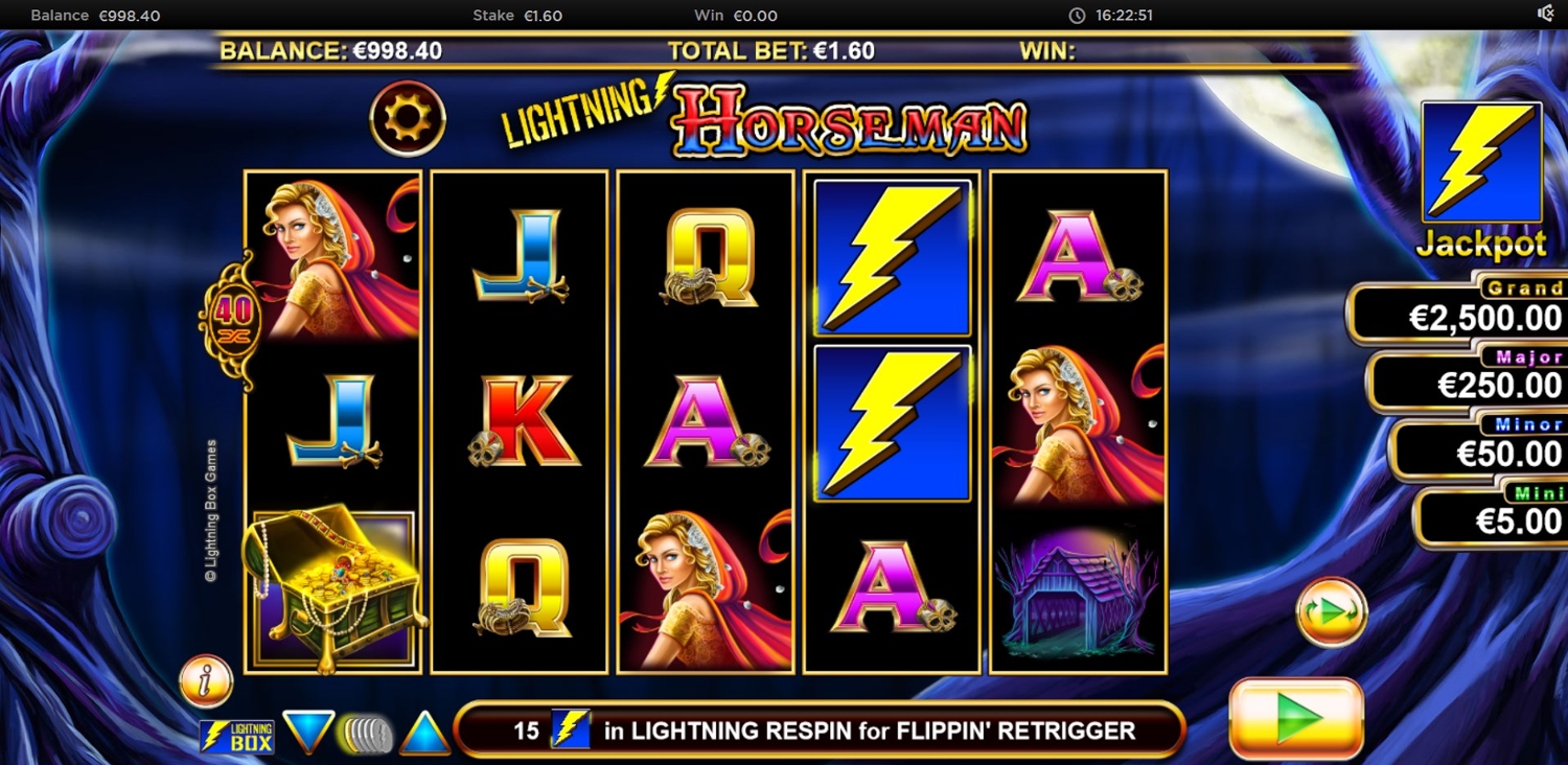 Lightning Horseman Slot Gameplay