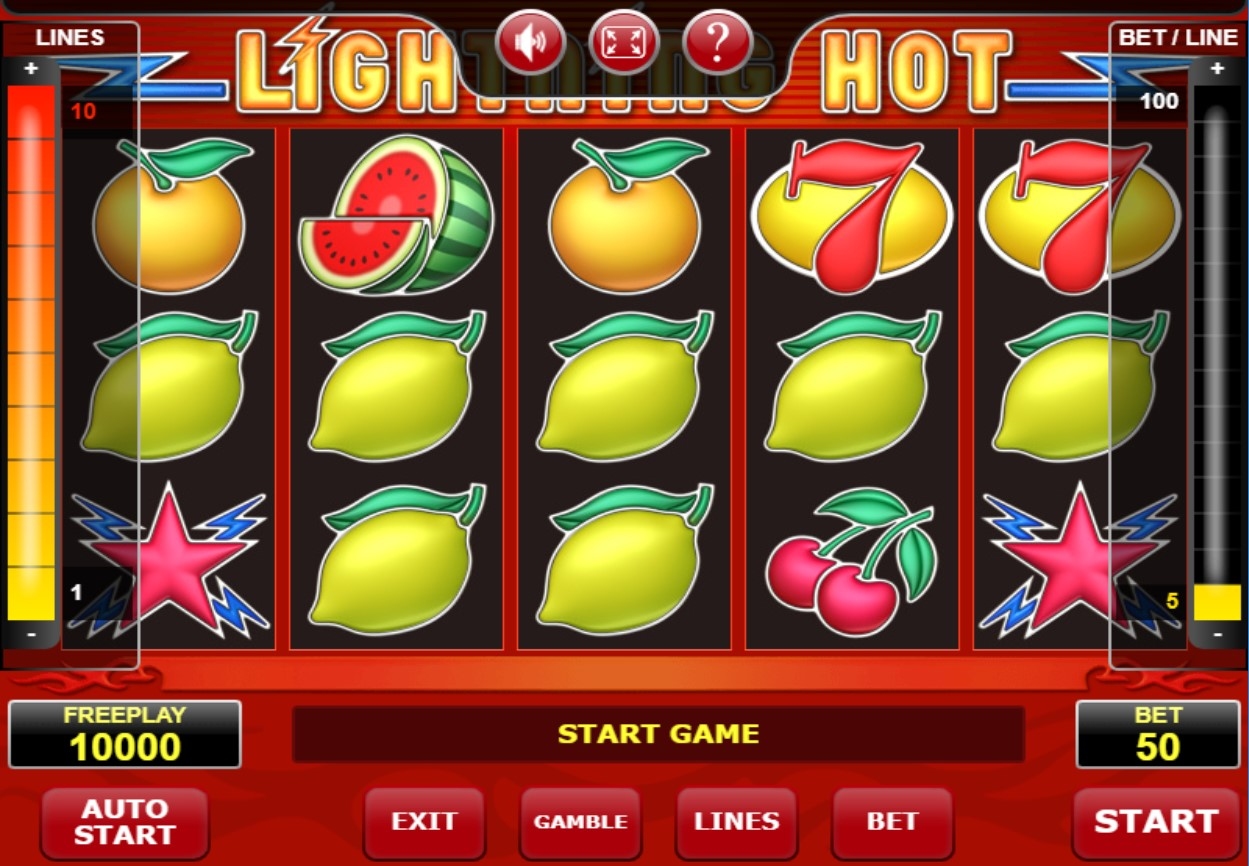Lightning Hot Slot Gameplay