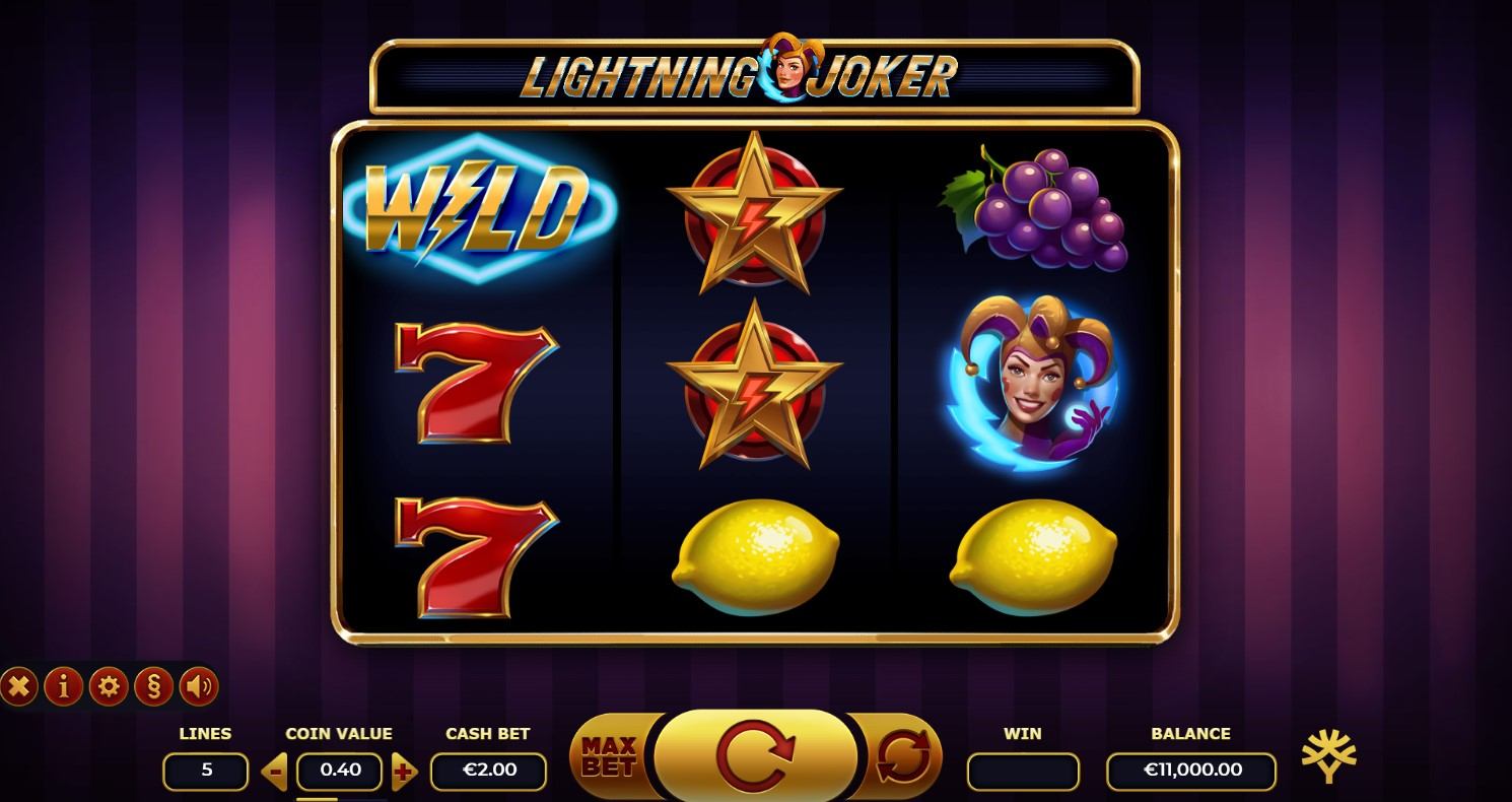 Lightning Joker Slot Gameplay
