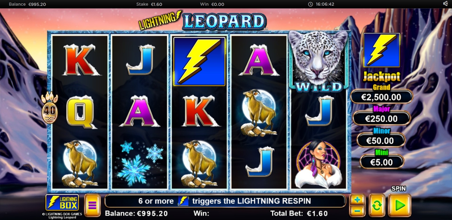 Lightning Leopard Slot Gameplay