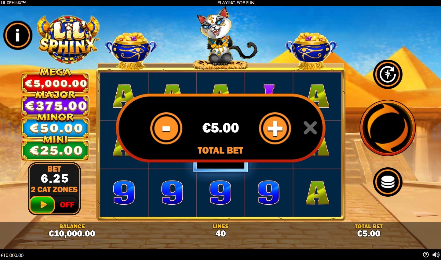 Lil Sphinx Slot Gameplay