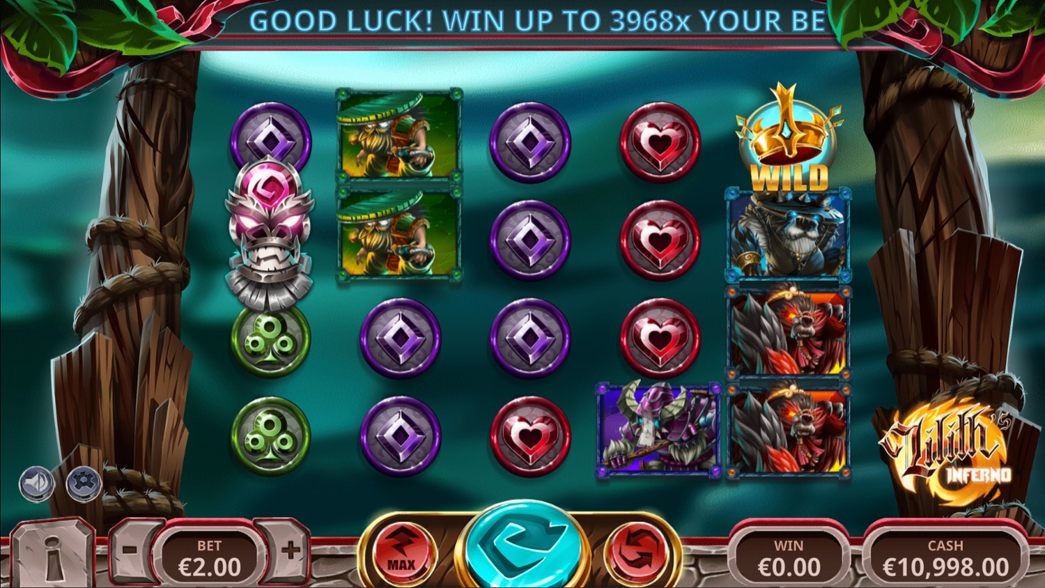 Lilith Inferno Slot Gameplay