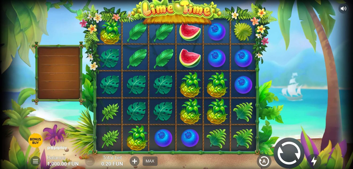 Lime Time Slot Gameplay