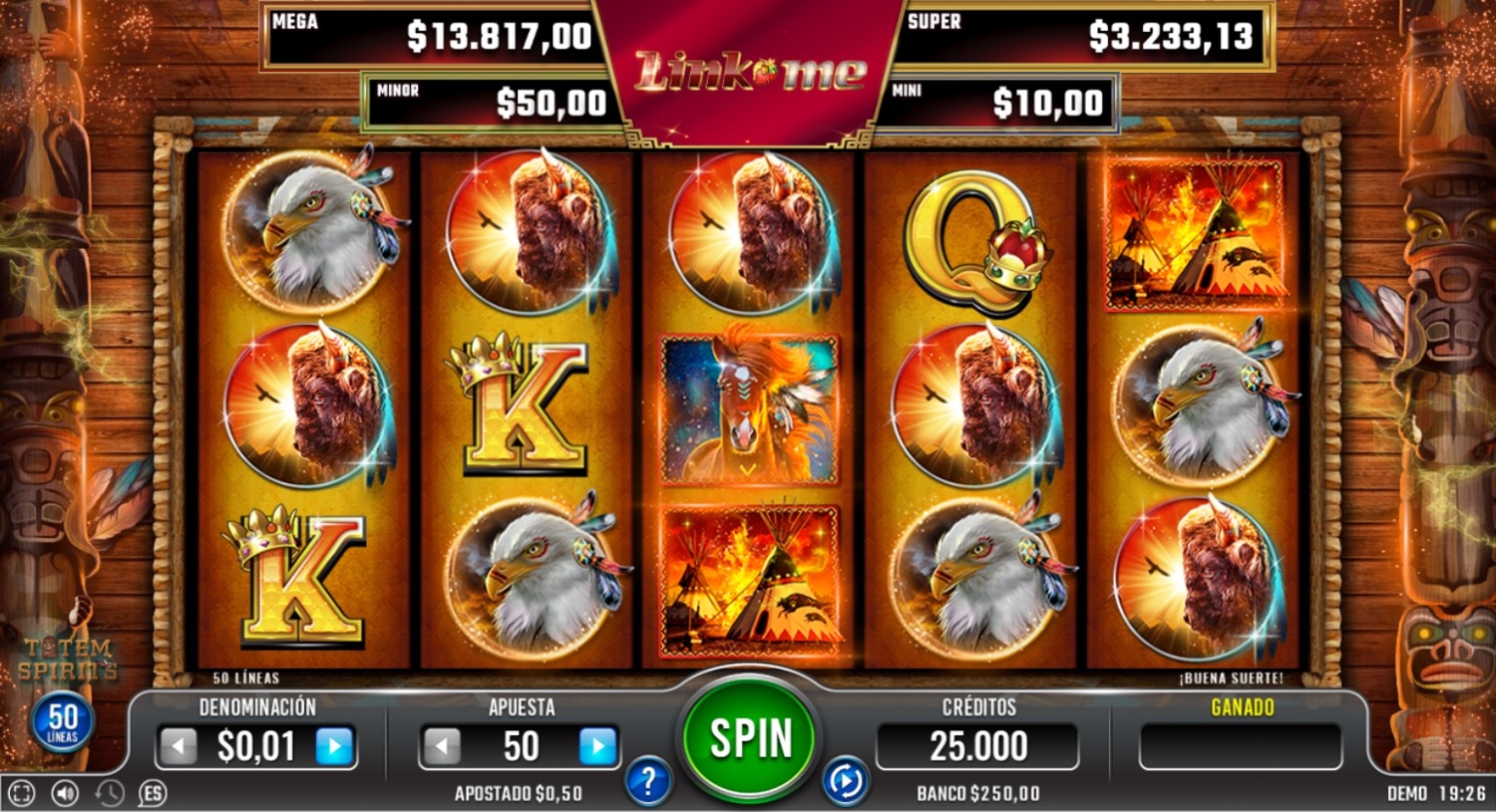 Link Me Totem Spirits Slot Gameplay