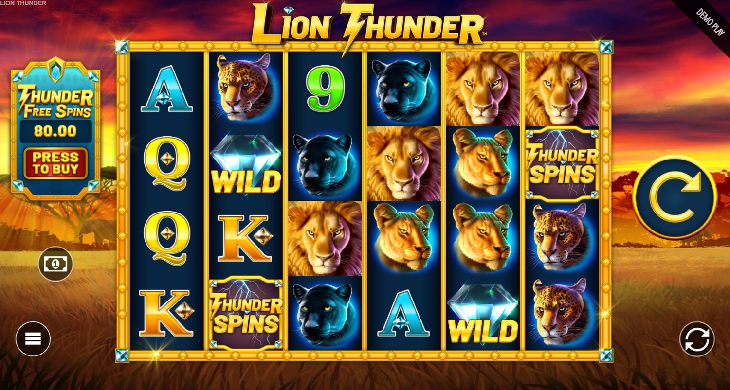 Lion Thunder Slot Gameplay