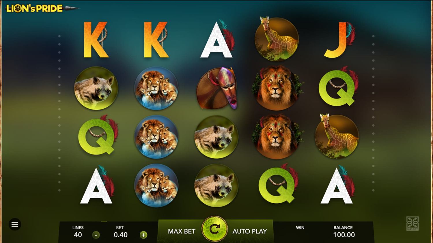 Lion's Pride Slot Gameplay