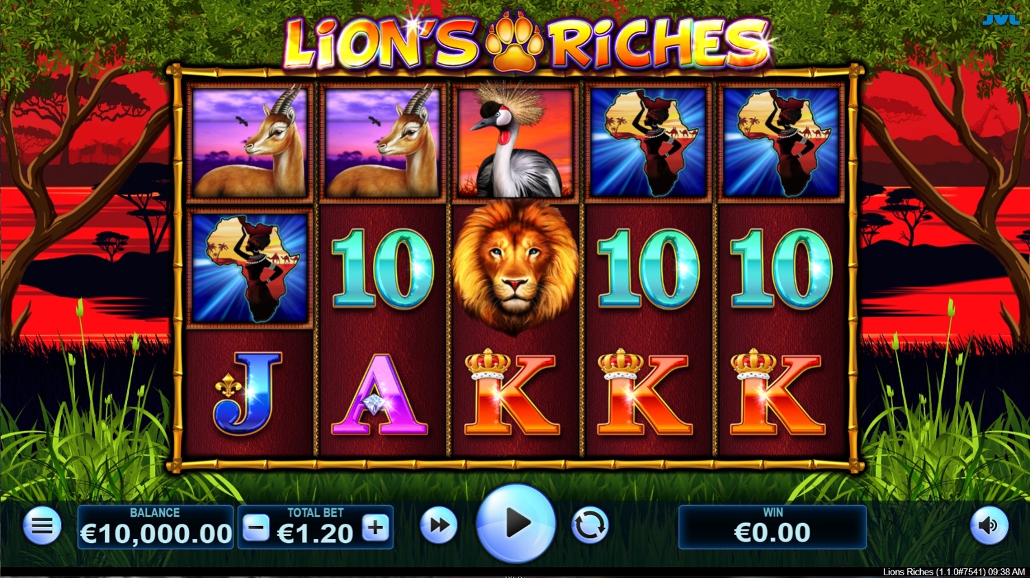 Lion's Riches Slot Gameplay