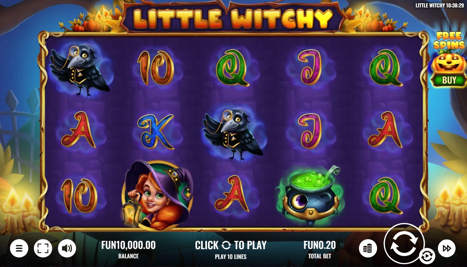 Little Witchy Slot Gameplay