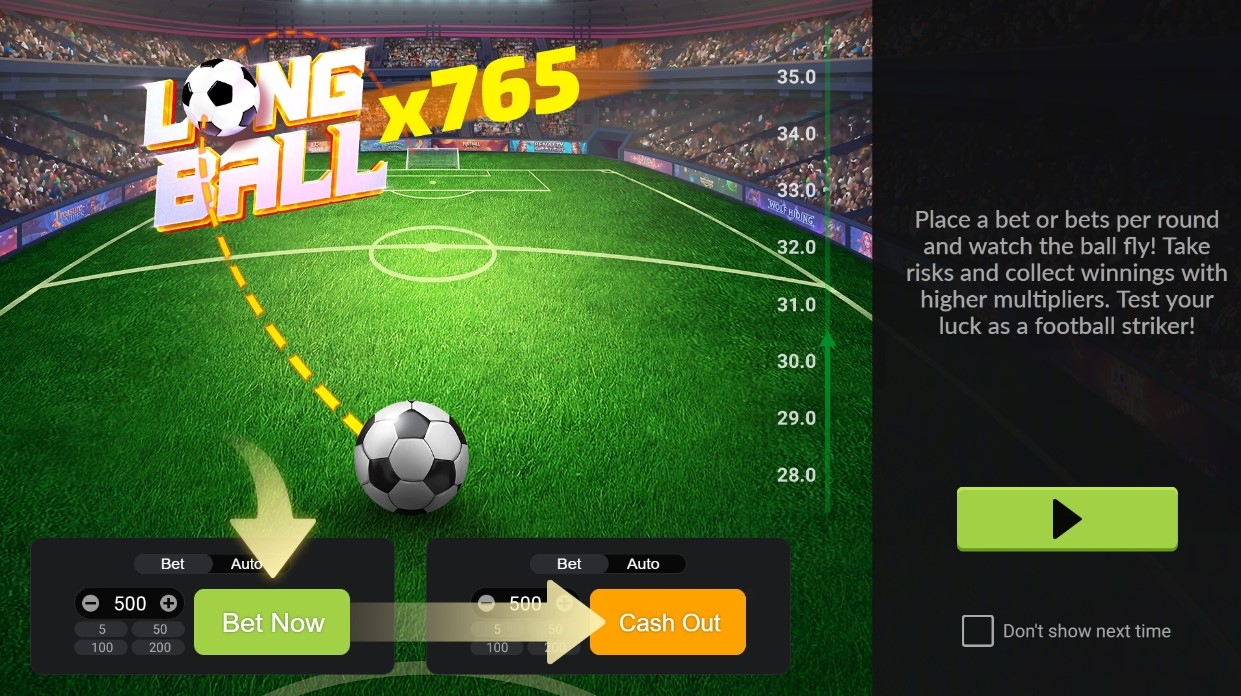 Long Ball Slot Gameplay