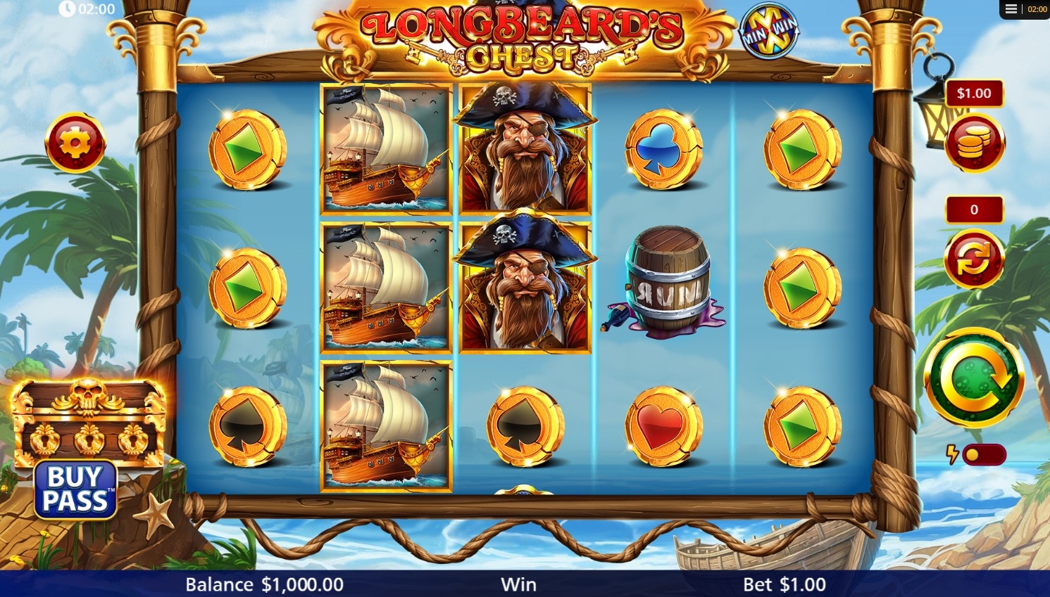 Longbeard's Chest Slot Gameplay