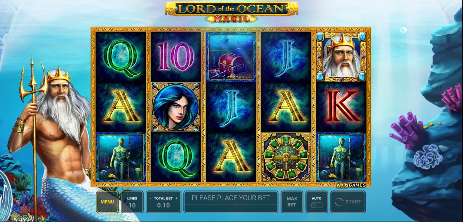 Lord of the Ocean Magic Slot Gameplay