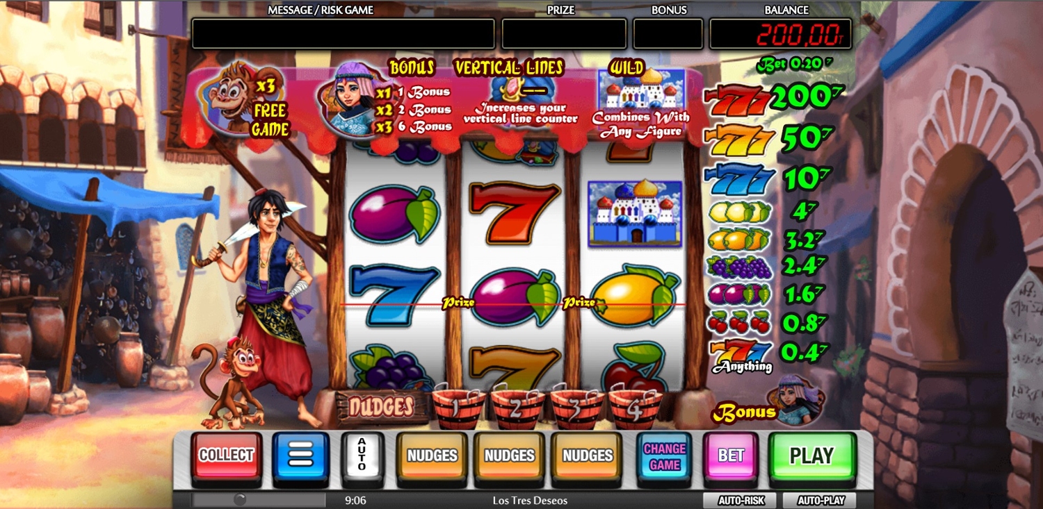 Los 3 Deseos Slot Gameplay