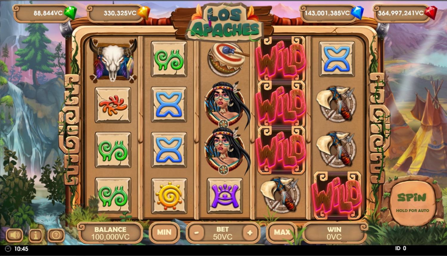 Los Apaches Slot Gameplay