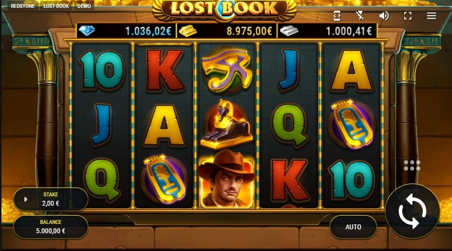 Lost Book Slot Gameplay