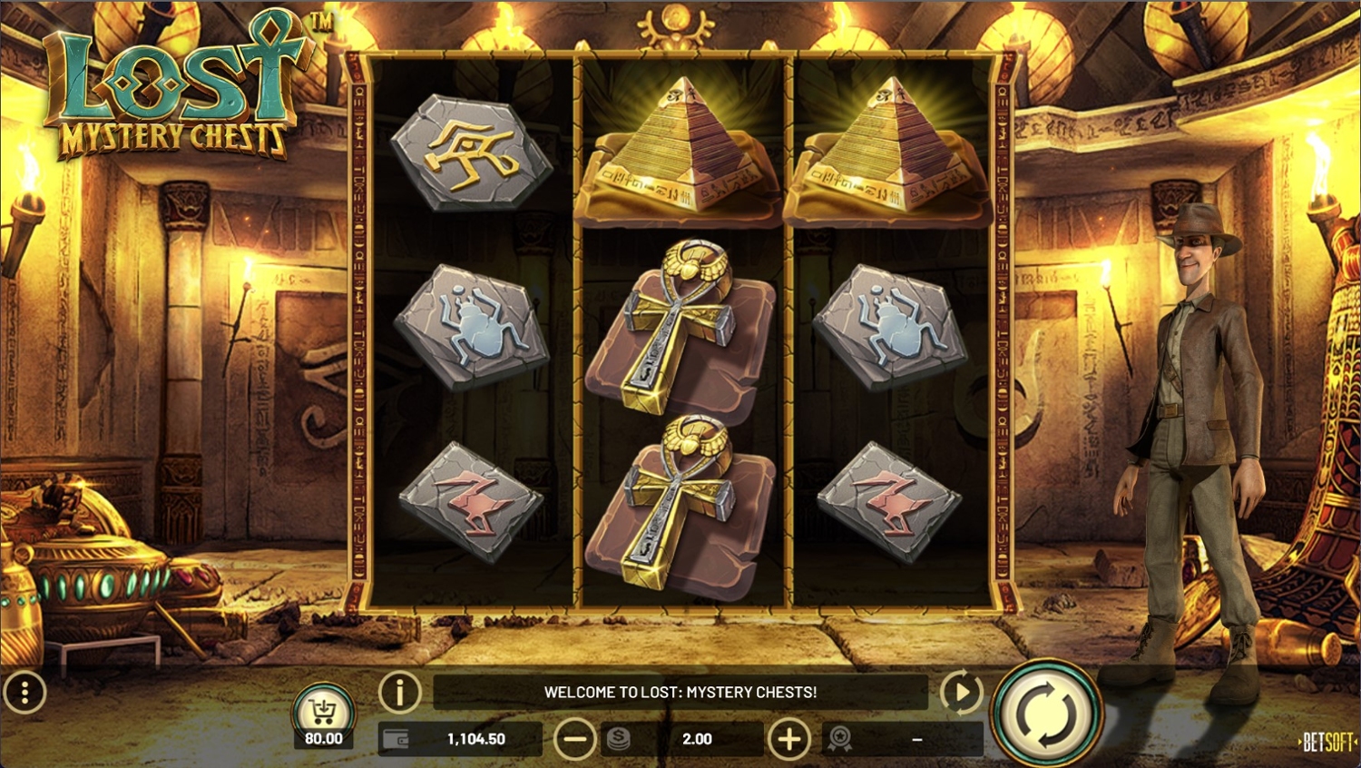 Lost Mystery Chests Slot Gameplay