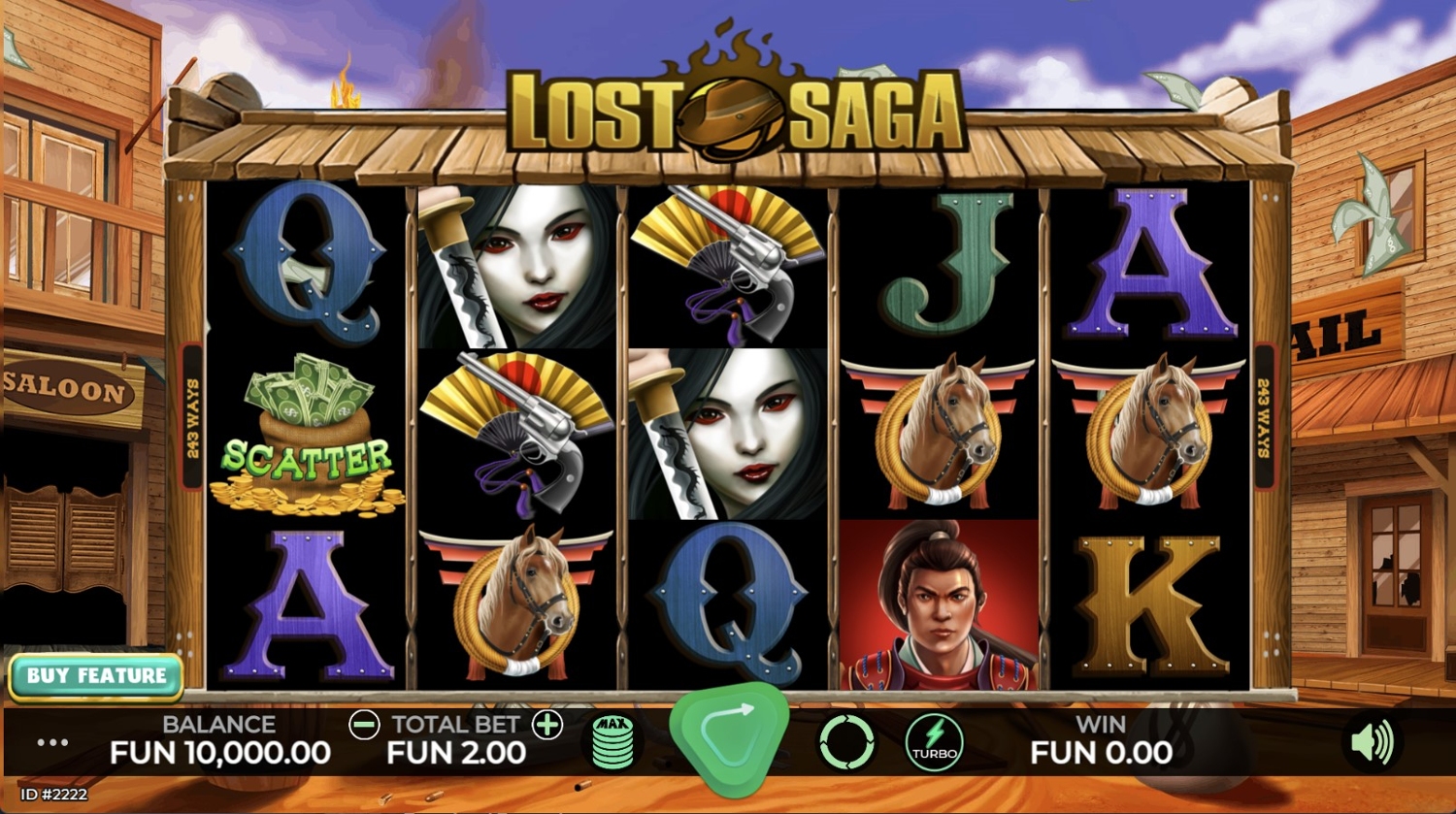 Lost Saga Slot Gameplay