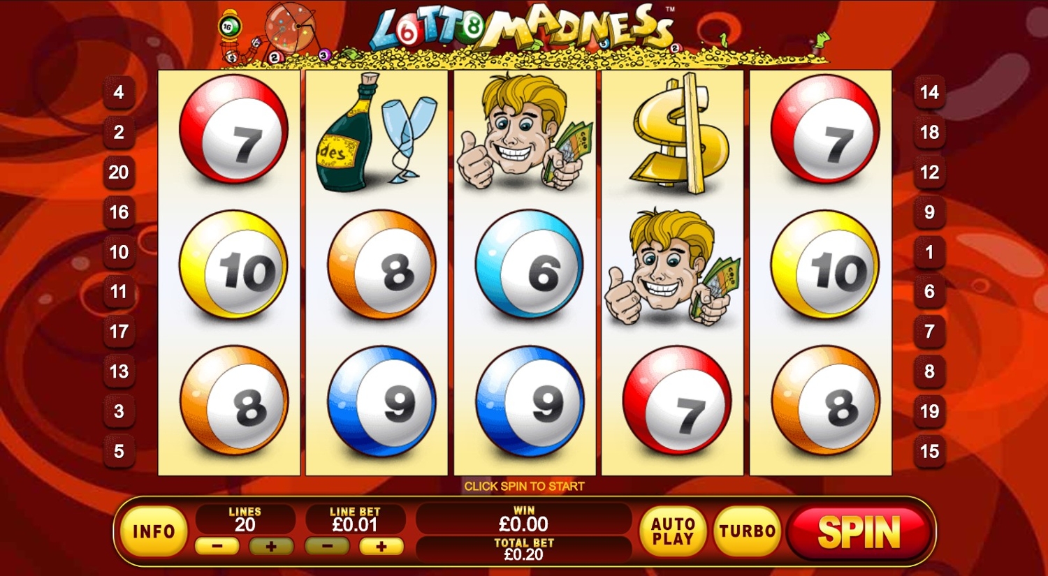 Lotto Madness Slot Gameplay