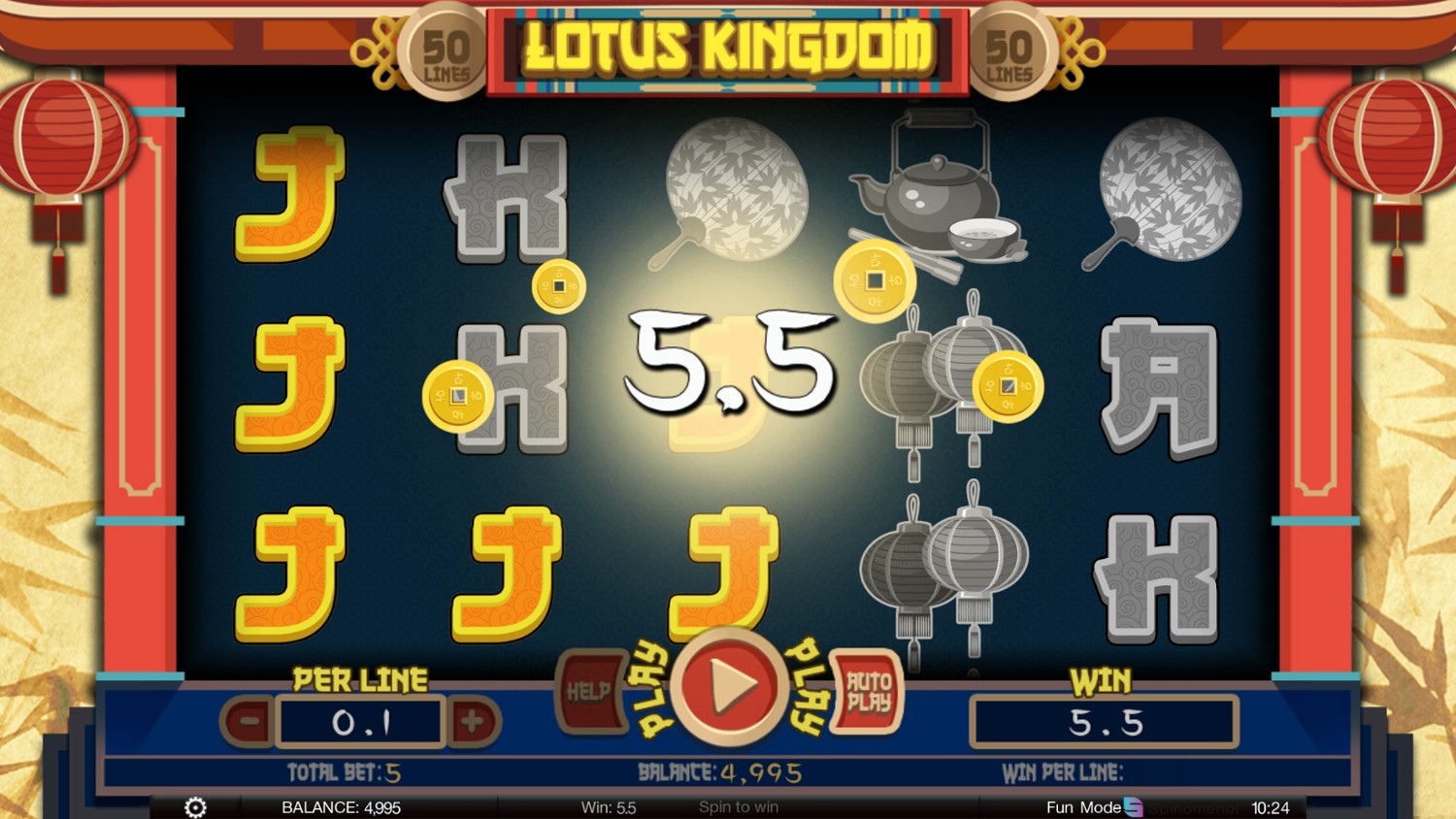 Lotus Kingdom Slot Gameplay