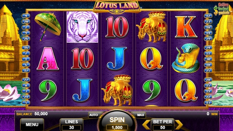 Lotus Land Slot Gameplay
