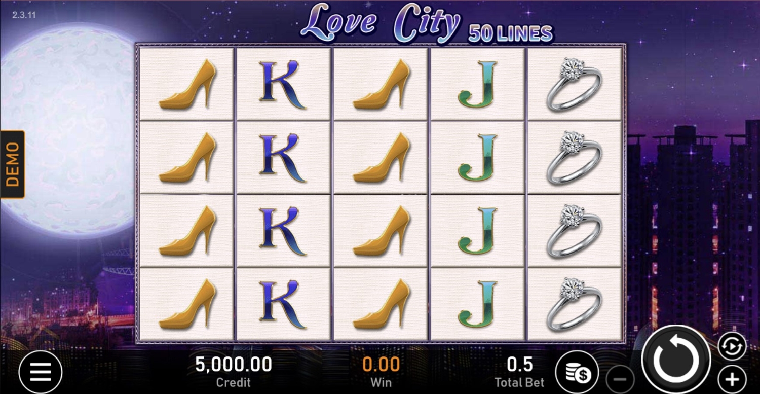 Love City Slot Gameplay