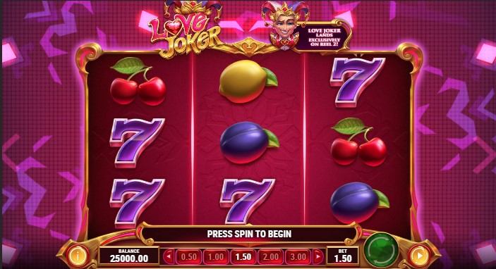 Love Joker Slot Gameplay