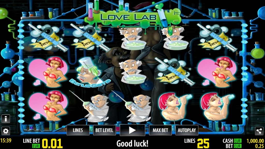 Love Lab Slot Gameplay