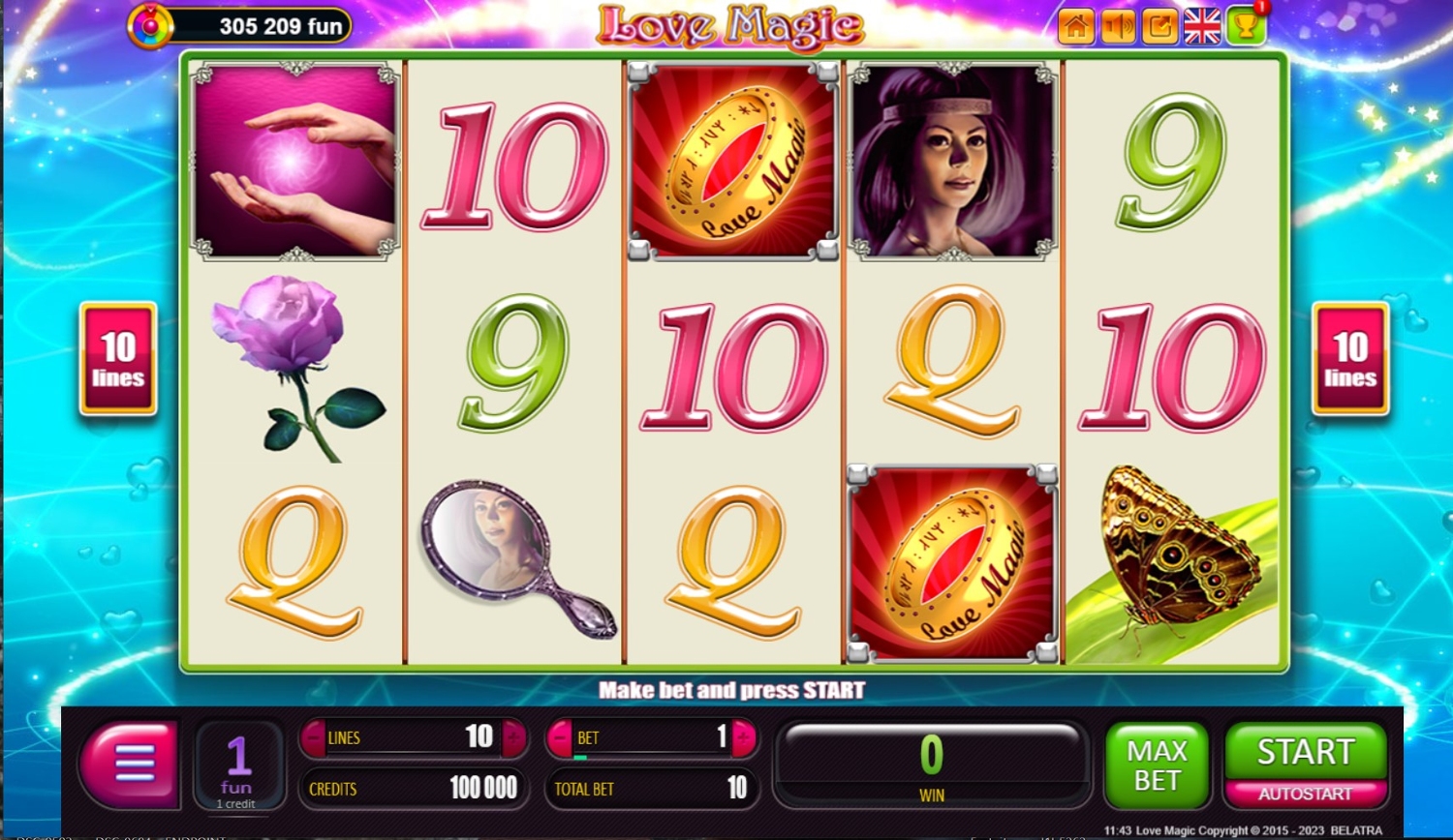 Love Magic Slot Gameplay