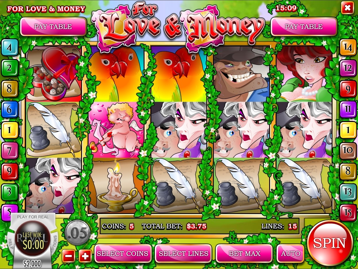 Love and Money Slot Gameplay
