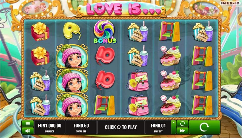 Love is Slot Gameplay