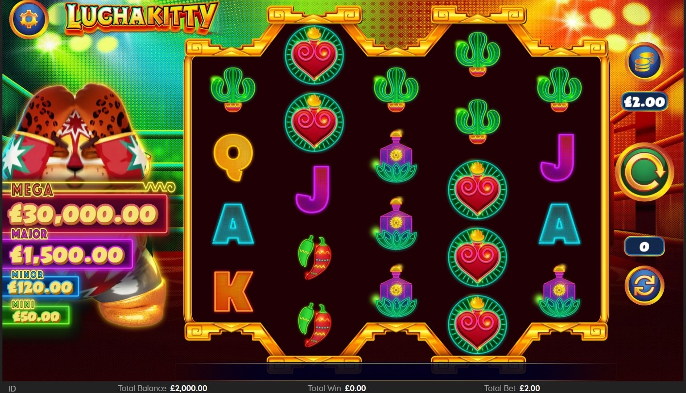 Lucha Kitty Slot Gameplay