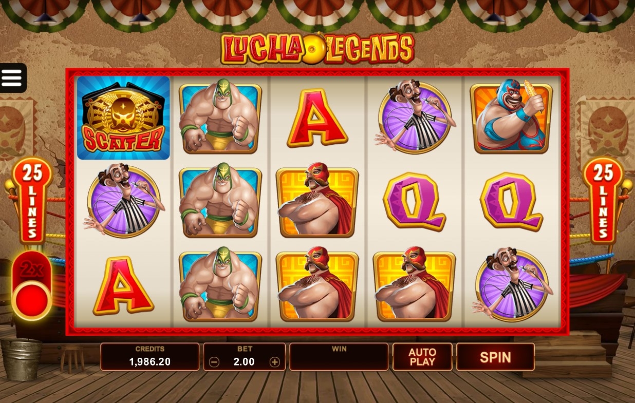 Lucha Legends Slot Gameplay