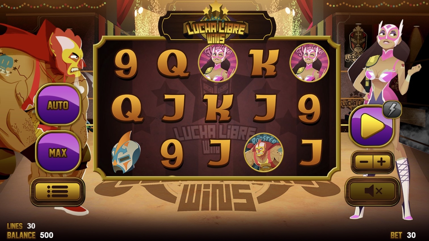 Lucha Libre Wins Slot Gameplay