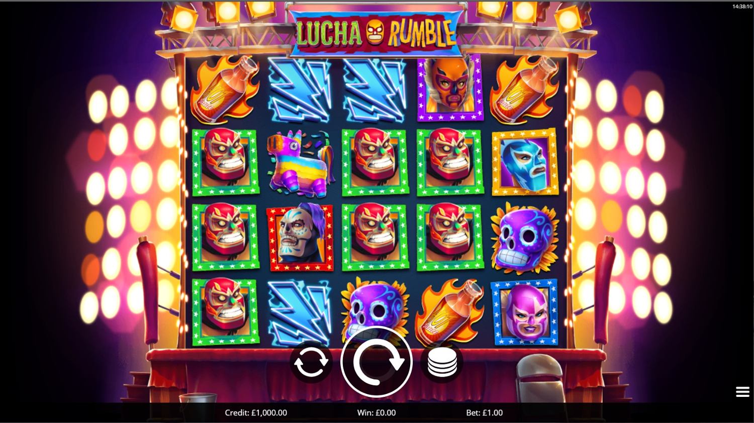 Lucha Rumble Slot Gameplay