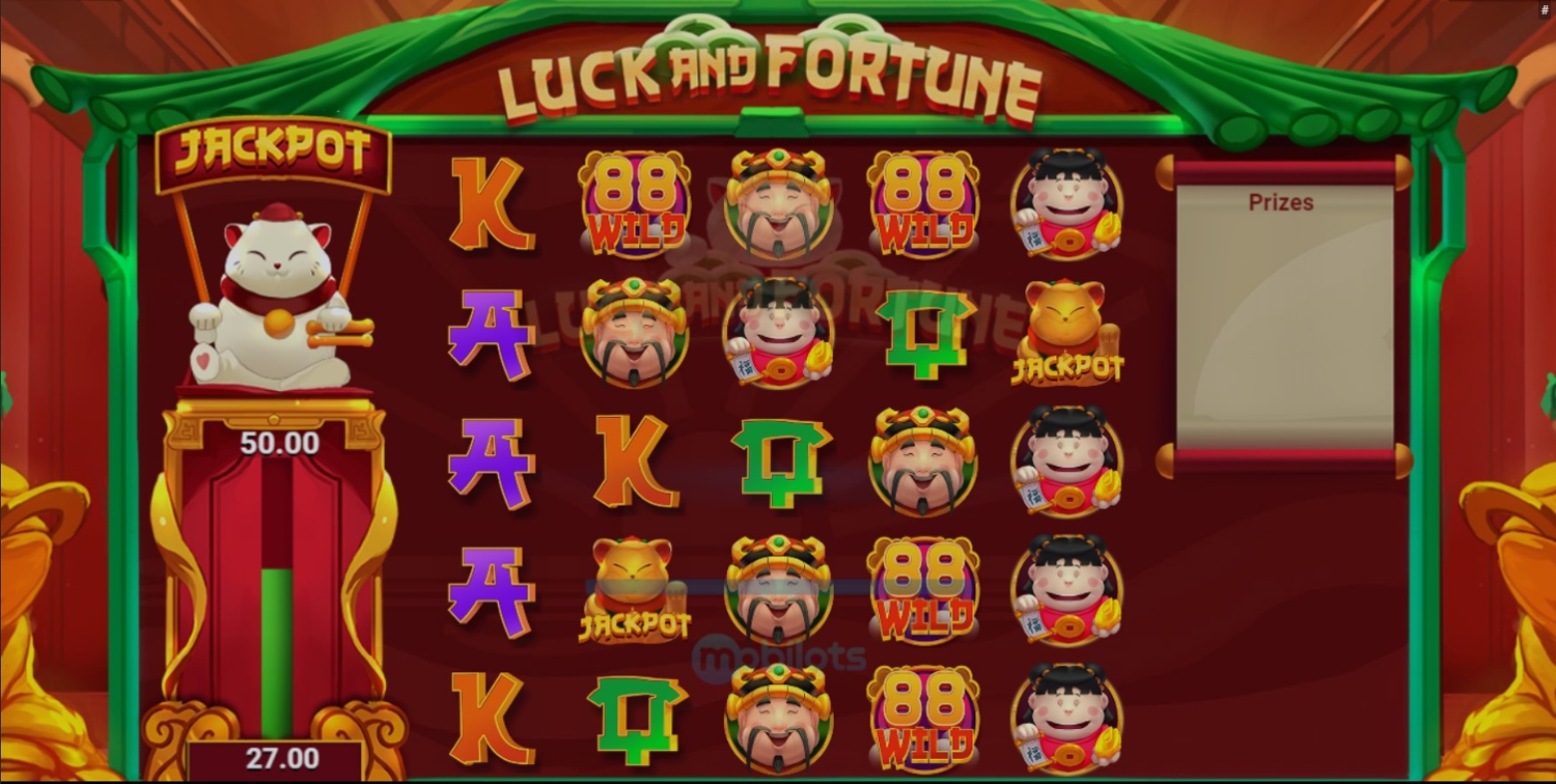 Luck and Fortune Slot Gameplay