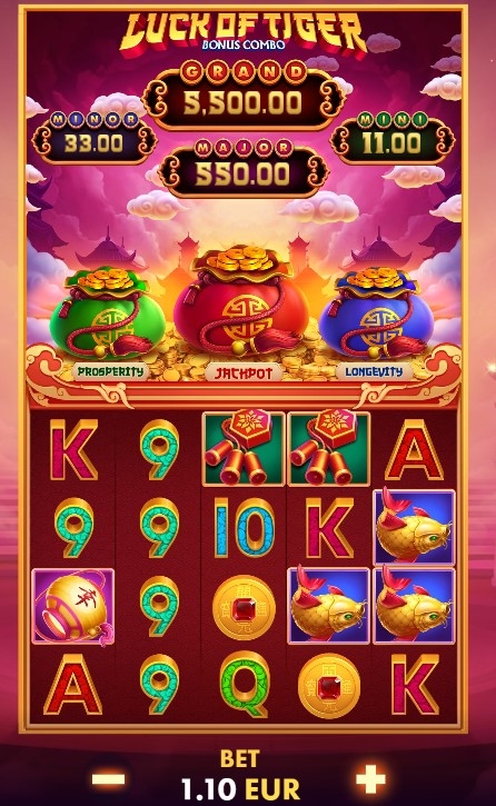 Luck of Tiger Slot Gameplay