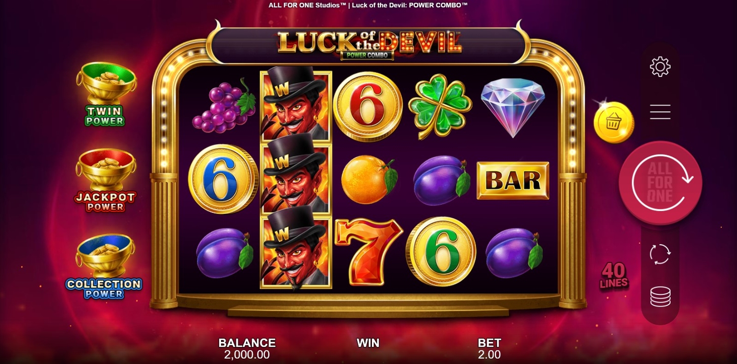 Luck of the Devil: POWER COMBO Slot Gameplay
