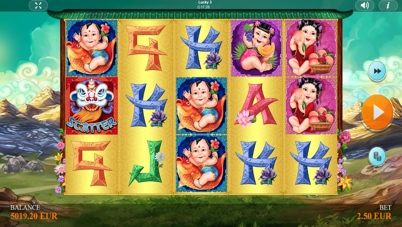 Lucky 3 Slot Gameplay