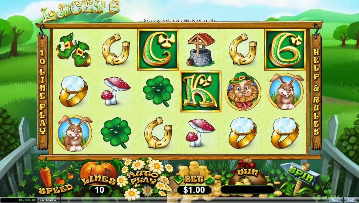 Lucky 6 Slot Gameplay