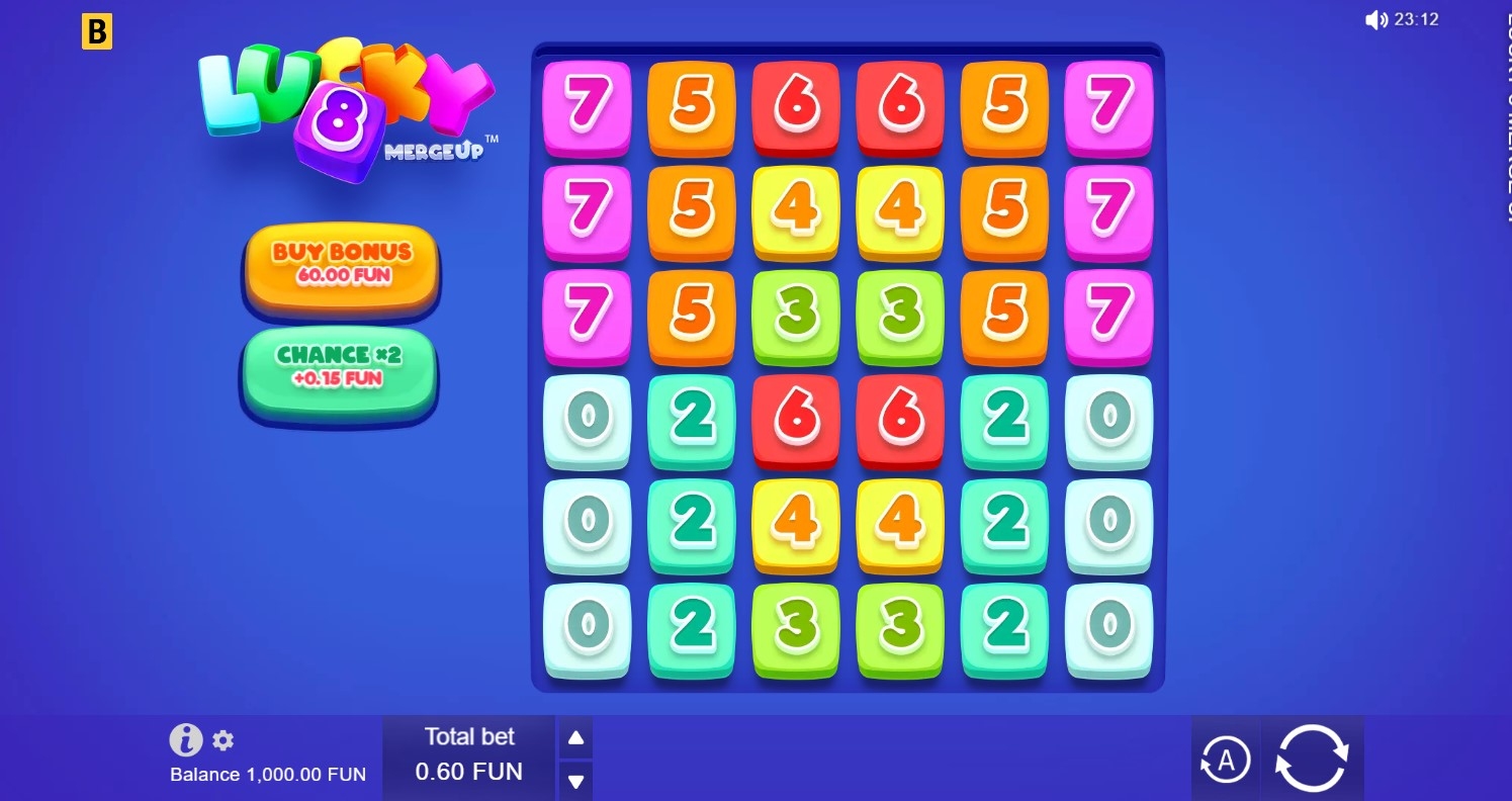 Lucky 8 Merge Up Slot Gameplay