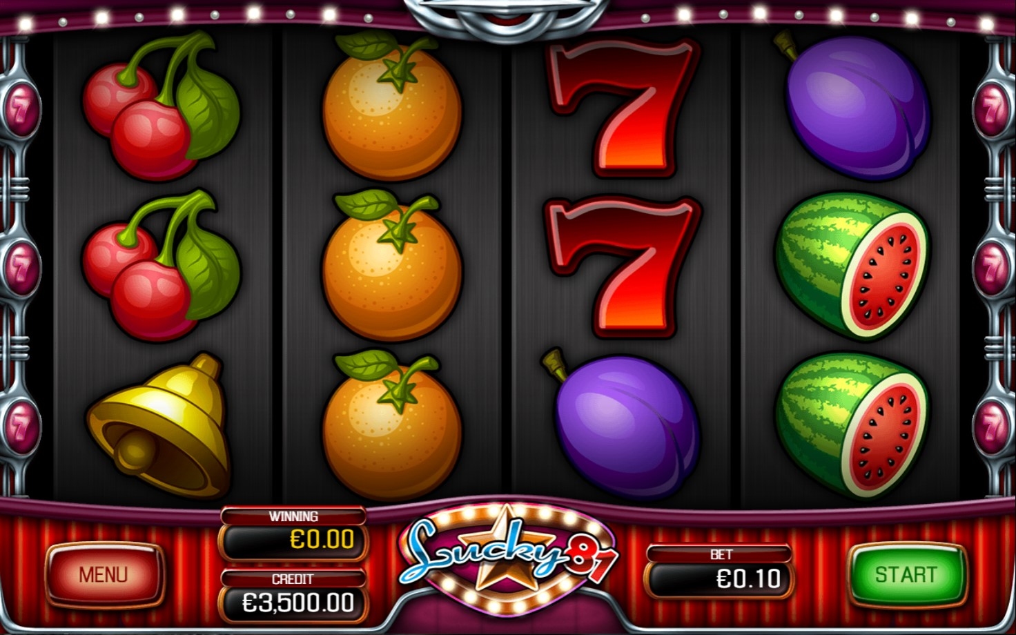 Lucky 81 Slot Gameplay