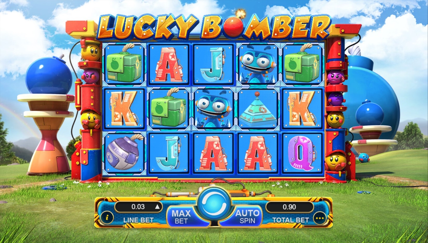Lucky Bomber Slot Gameplay