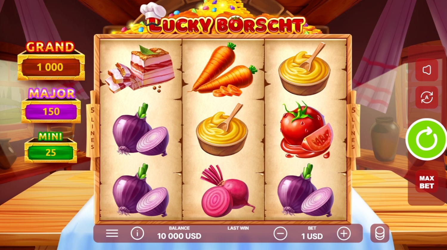 Lucky Borscht Slot Gameplay