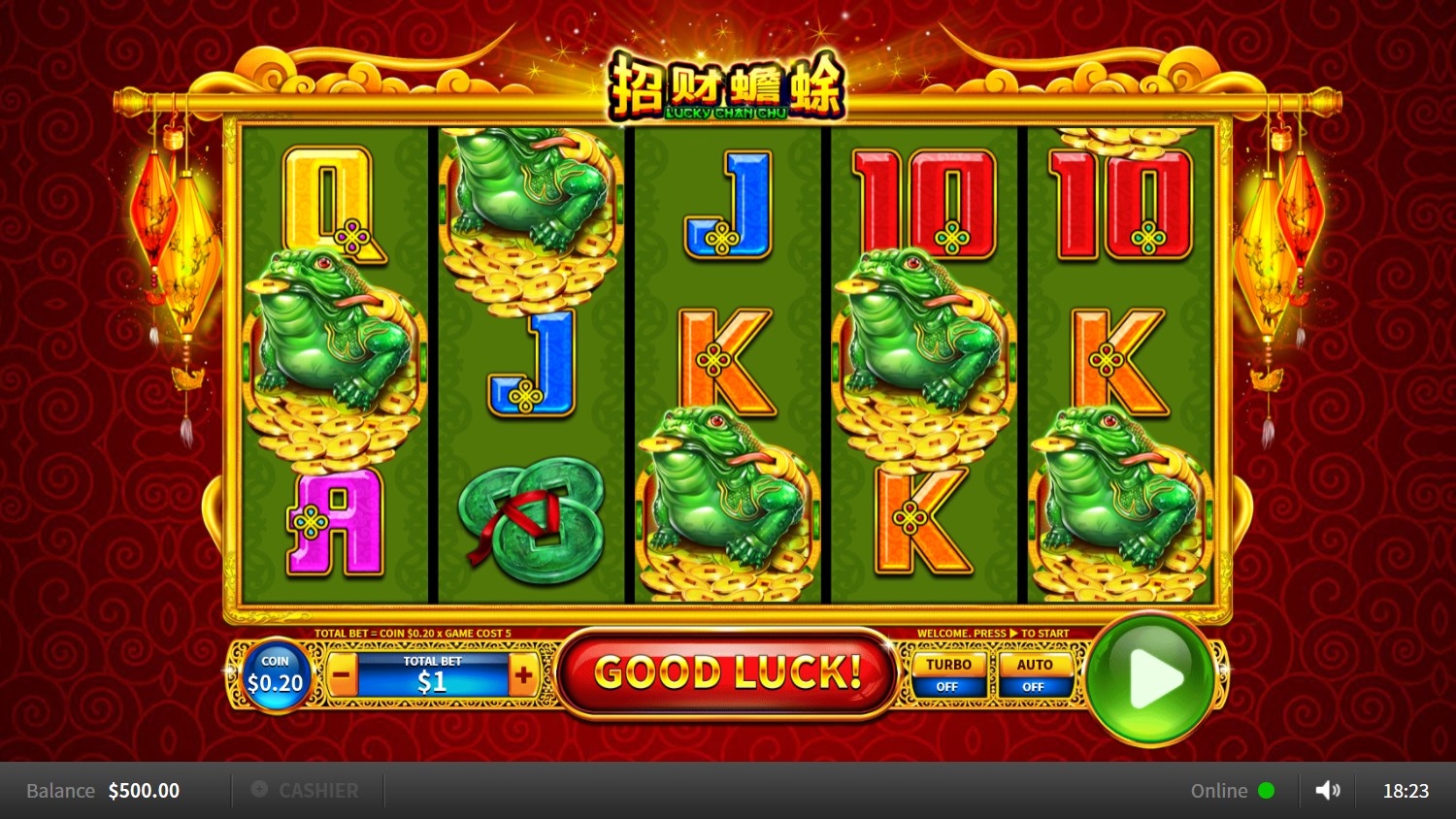 Lucky Chan Chu Slot Gameplay