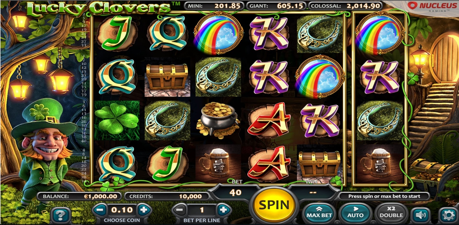 Lucky Clovers Slot Gameplay