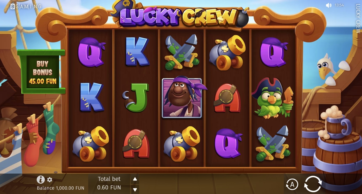 Lucky Crew Slot Gameplay