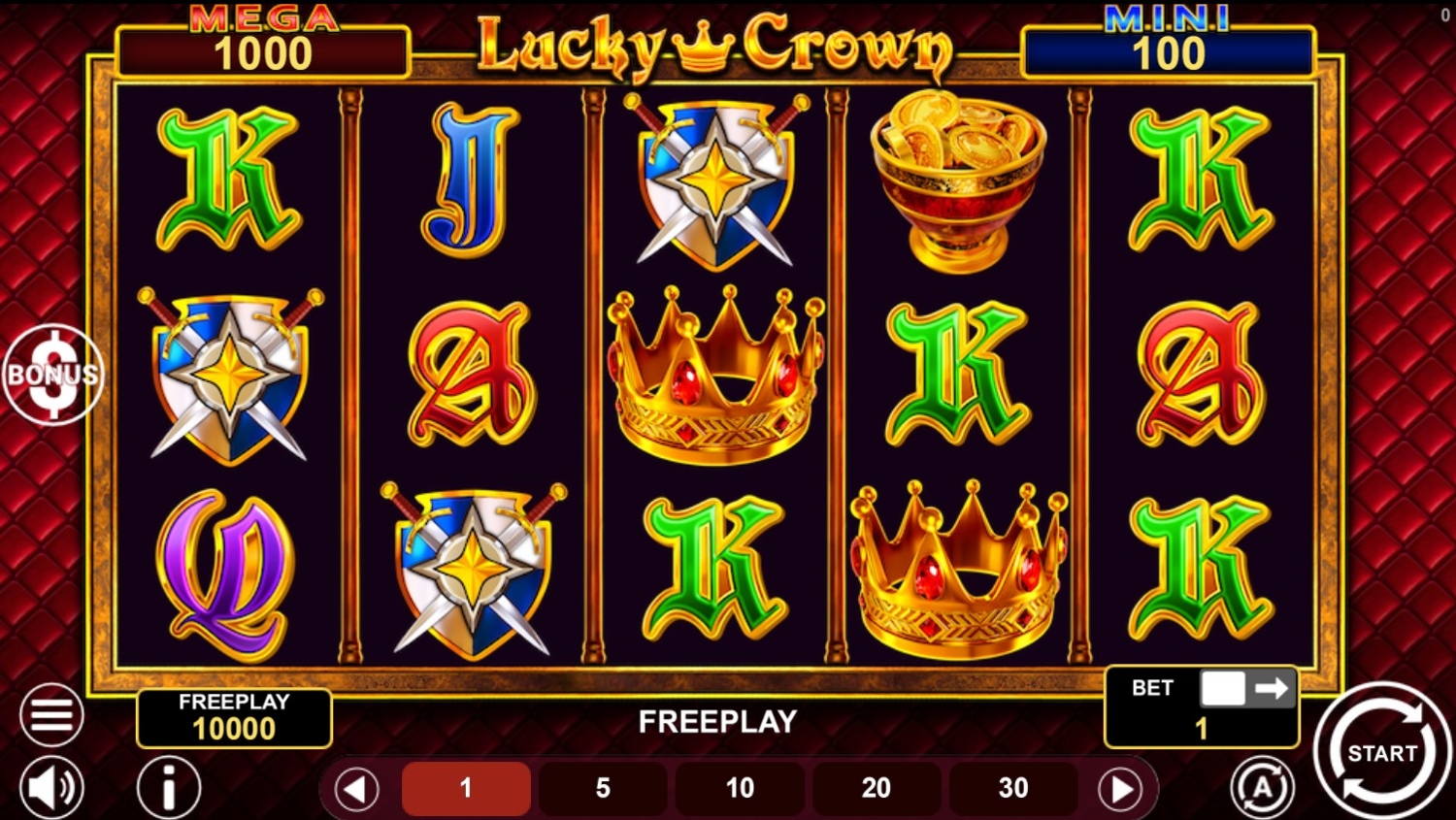 Lucky Crown Hold And Win Slot Gameplay