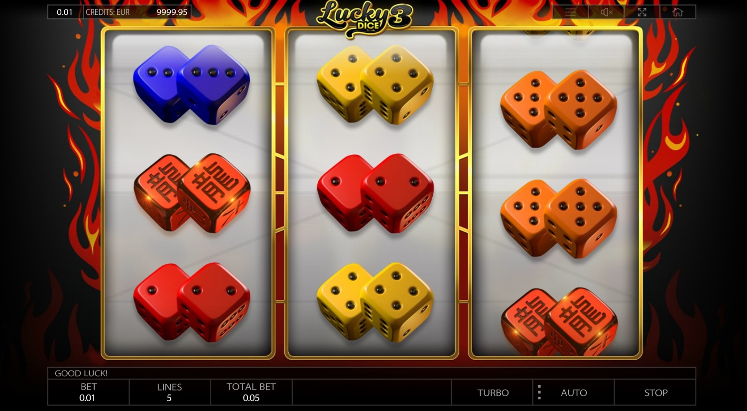 Lucky Dice 3 Slot Gameplay